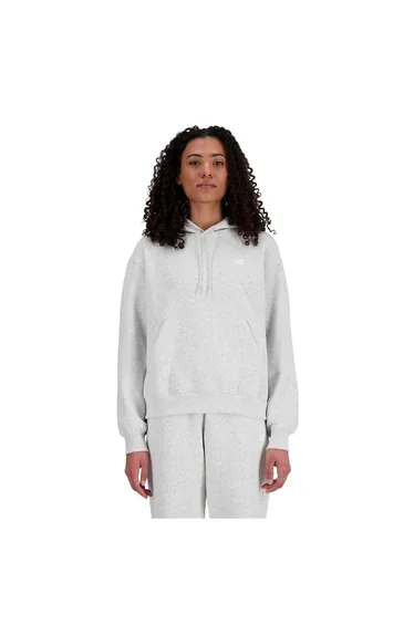 New Balance Womens/Ladies French Terry Hoodie - Grey Marl Marl