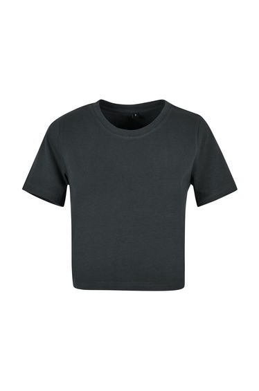 New Morning Studios Womens/Ladies Crop T-Shirt - Magnet