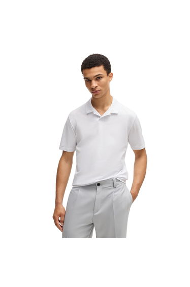 Hugo Mens Dimerspolo Polo Shirt - White
