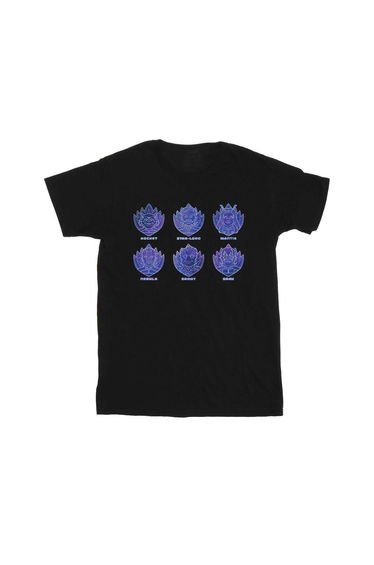 Guardians Of The Galaxy Volume 3 Girls Crew Cotton Badge T-Shirt - Black