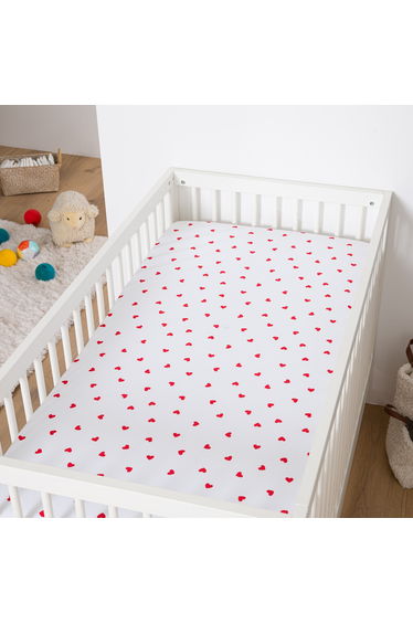 Scacco Baby's Fitted Sheet in Cotton For Mattress Height 17cm