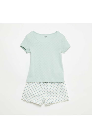 Cotton Pyjama Set GREEN