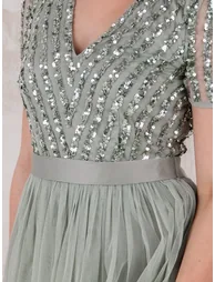 حزام ساتان طويل