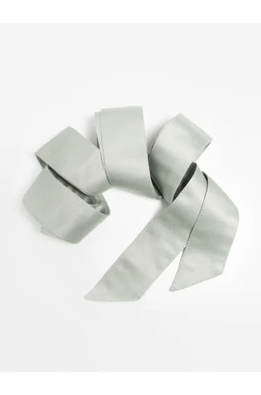 Maya Green Lily Satin Sash Belt