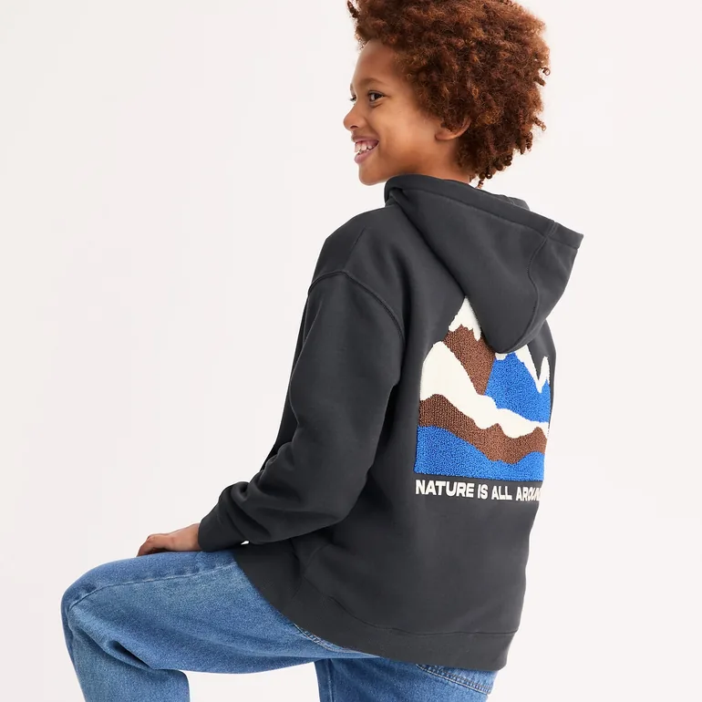 Front/Back Print Hoodie