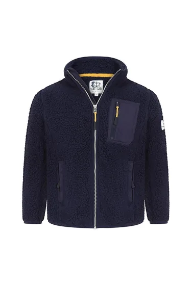 Lazy Jacks Boys Soft Fleece Jacket - Marine