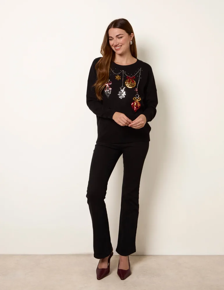 Christmas Jingle Bell Bauble Jumper - 2