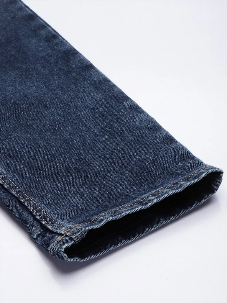 Men Slim Fit Solid Jeans - 5