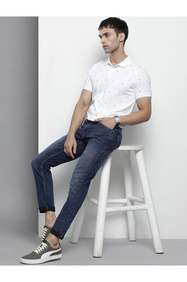 Men Slim Fit Solid Jeans
