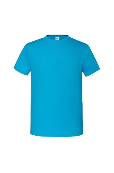 Fruit of the Loom Mens Iconic Premium Ringspun Cotton T-Shirt - Azure Blue