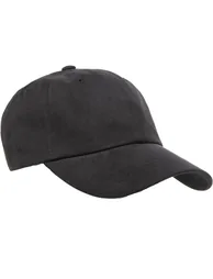 Flexfit By Yupoong Peached Cotton Twill Dad Cap - Black - 3