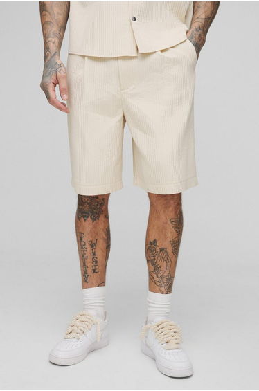 Tall Technical Pleated Shorts