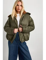 Borg Lined Bomber - khaki - 2
