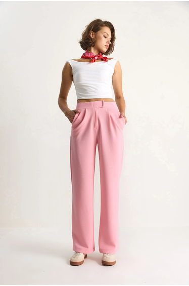 LUCCI High Waist Straight Pants