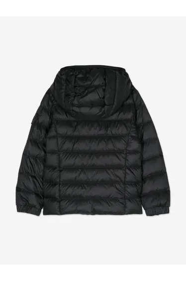 Moncler Enfant Girls Down Padded Gles Jacket in Black