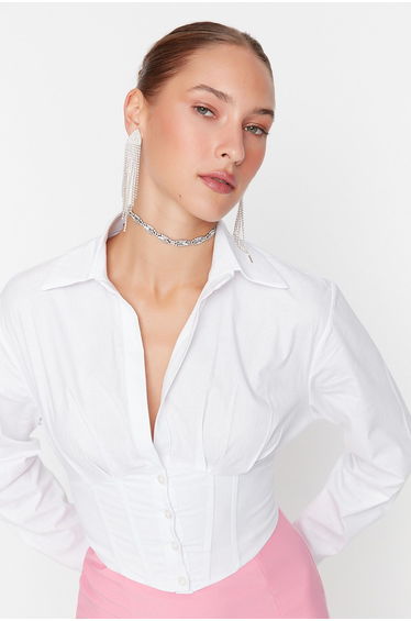 Shirt - Ecru - Fitted