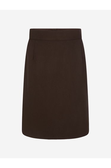 Zeco Girls School Pencil Skirt in Brown