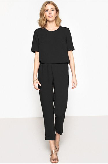 Textured Knit Jumpsuit