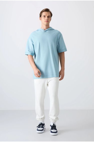TOMMY Oversized Hooded Short-sleeve T-shirt