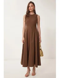 ISTANBUL Cotton-Blend Maxi Dress