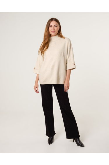 Circle Rhinestone Jumper