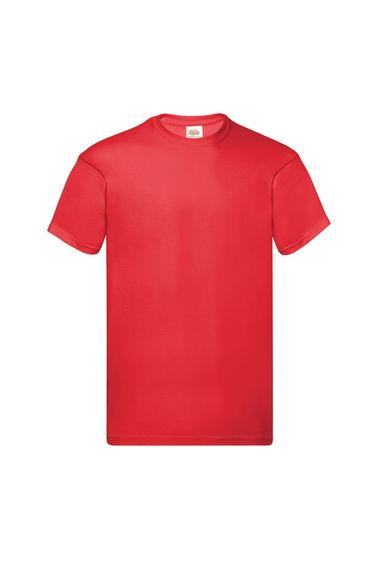 Fruit of the Loom Mens Original T-Shirt - Red