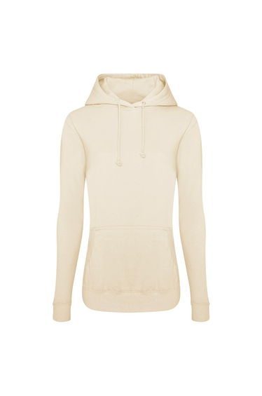 AWDis Womens/Ladies Girlie College Hoodie - Vanilla