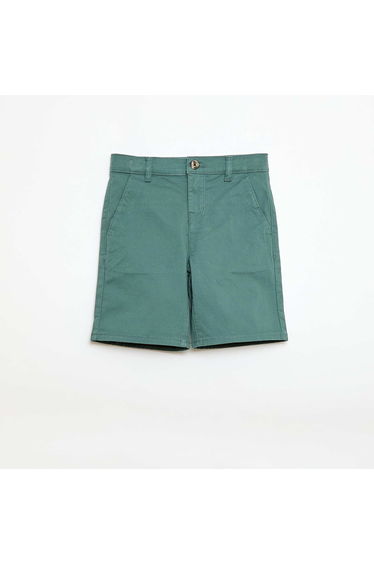 Twill Chino Bermuda Shorts GREEN