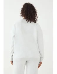 DSGN Studio Applique Oversized Sweatshirt - ash grey - 1