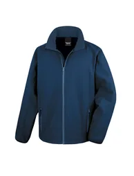 Result Core Mens Printable Soft Shell Jacket - Navy - 1