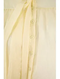 Yellow Tie-Dye Detailed Woven Plus Size Shirt - 3