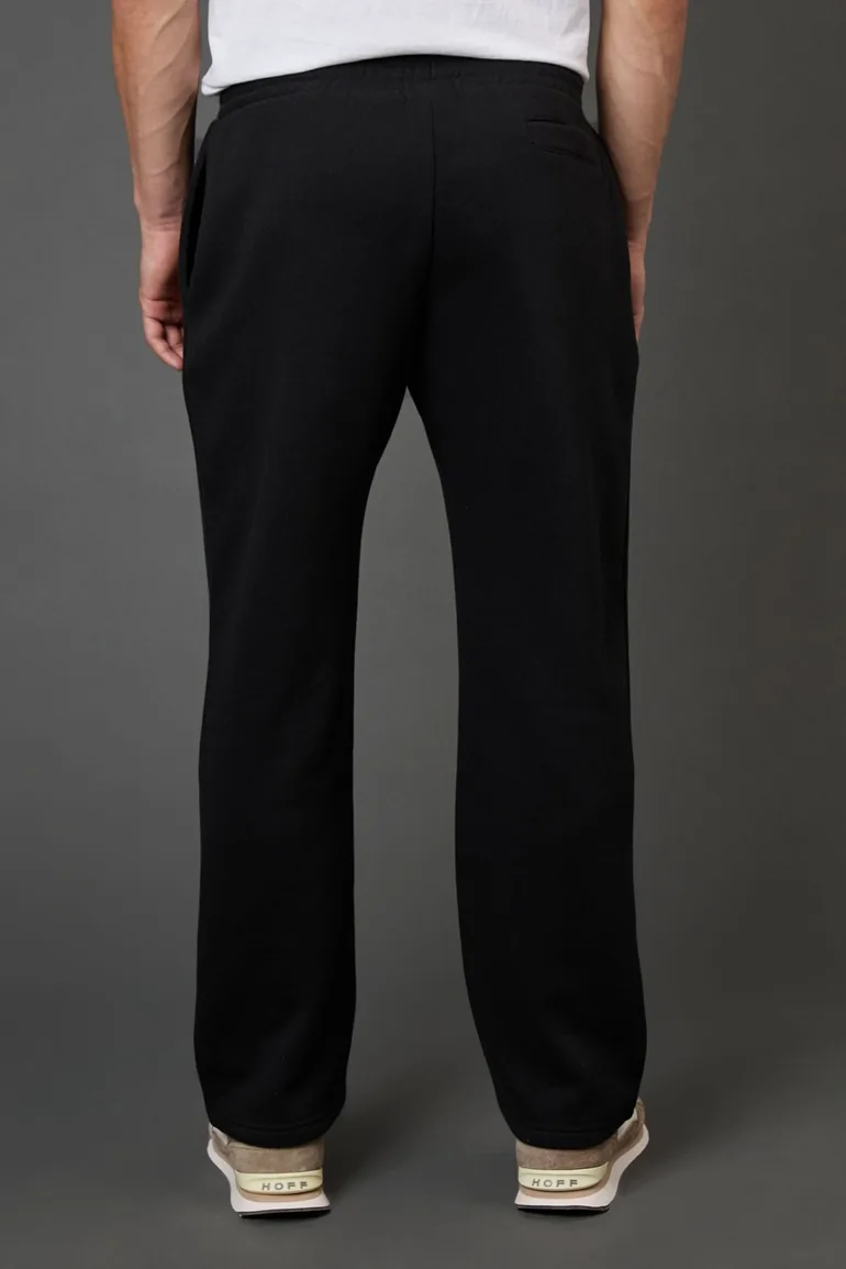 Black Straight Leg Joggers - 2