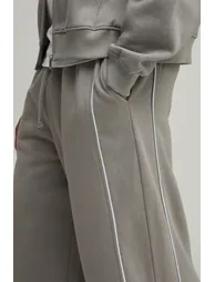 Extreme Wide Leg Piping Jogger - grey - 3