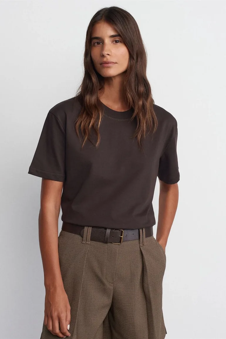 DILVIN Women's Cotton Crew Neck T-Shirt - 1