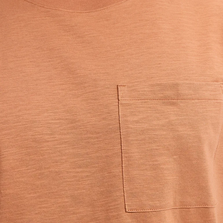 Cotton Crew Neck T-Shirt with Short Sleeves - 2