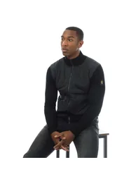 Men's Belstaff Kelbrook Zip Cardigan in Black - 3