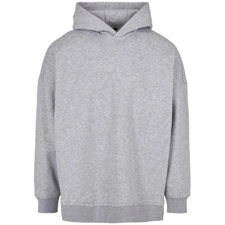 Mens Oversized Cut-On Hoodie - Grey