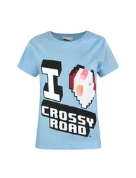 Crossy Road Childrens Girls I Love Crossy Road T-Shirt - Blue