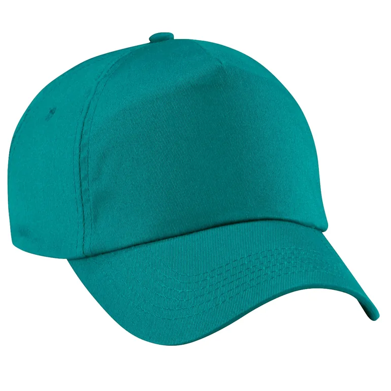 Beechfield Unisex Plain Original 5 Panel Baseball Cap - Emerald