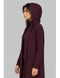 كارديغان بلوايج أحمر بأكمام طويلة - 2