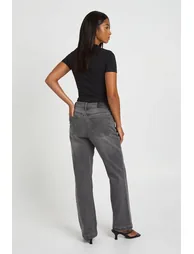 The Petite Mid Waist Baby Bootcut - greywash - 1