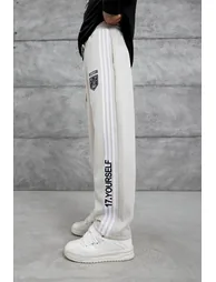 NOMARC Striped Loose Wide-Leg Joggers - 2