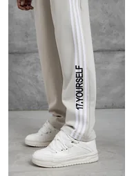 NOMARC Striped Loose Wide-Leg Joggers - 3