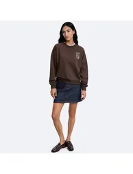 Cotton Crew Neck Sweatshirt