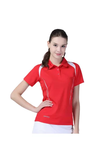 Spiro Womens/Ladies Team Spirit Polo Shirt - Red/White