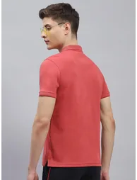 Solid Short Sleeve Regular Fit Polo T-Shirt with Pocket - 3