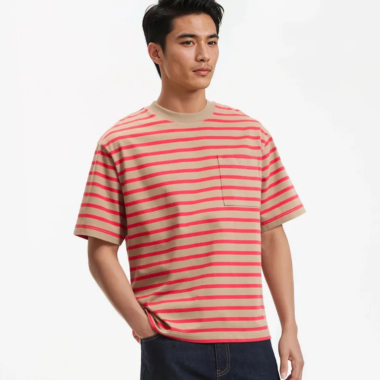 Breton Striped Oversized T-Shirt - 1