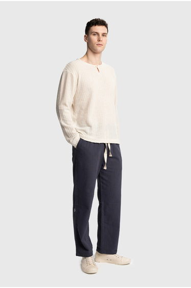 GIESTO Straight Leg Pants with Drawstring Waist