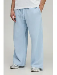 Essential Wide Leg Jogger - light blue - 1