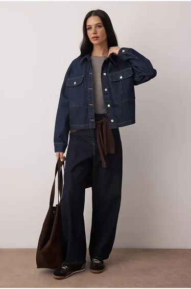 Dark blue jacket